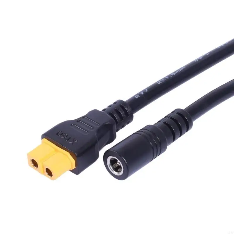 

462E 30cm XT60 Female to DC5.5x2.5mm Connectors Power Cable for FPV Displays and Solar Panel Application 200W Most Power