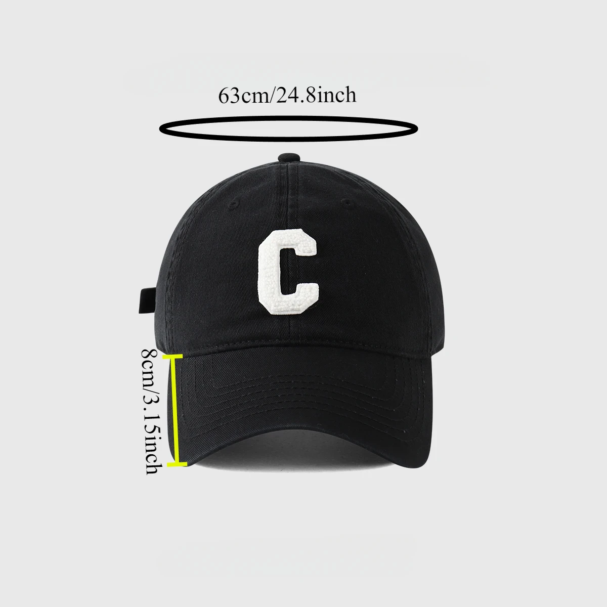 Unisex Large Size XL 63cm Baseball Caps 100% Cotton Caps for Men Summer Big Head Hat Men 60cm Trucker Caps 62CM Dad Cap