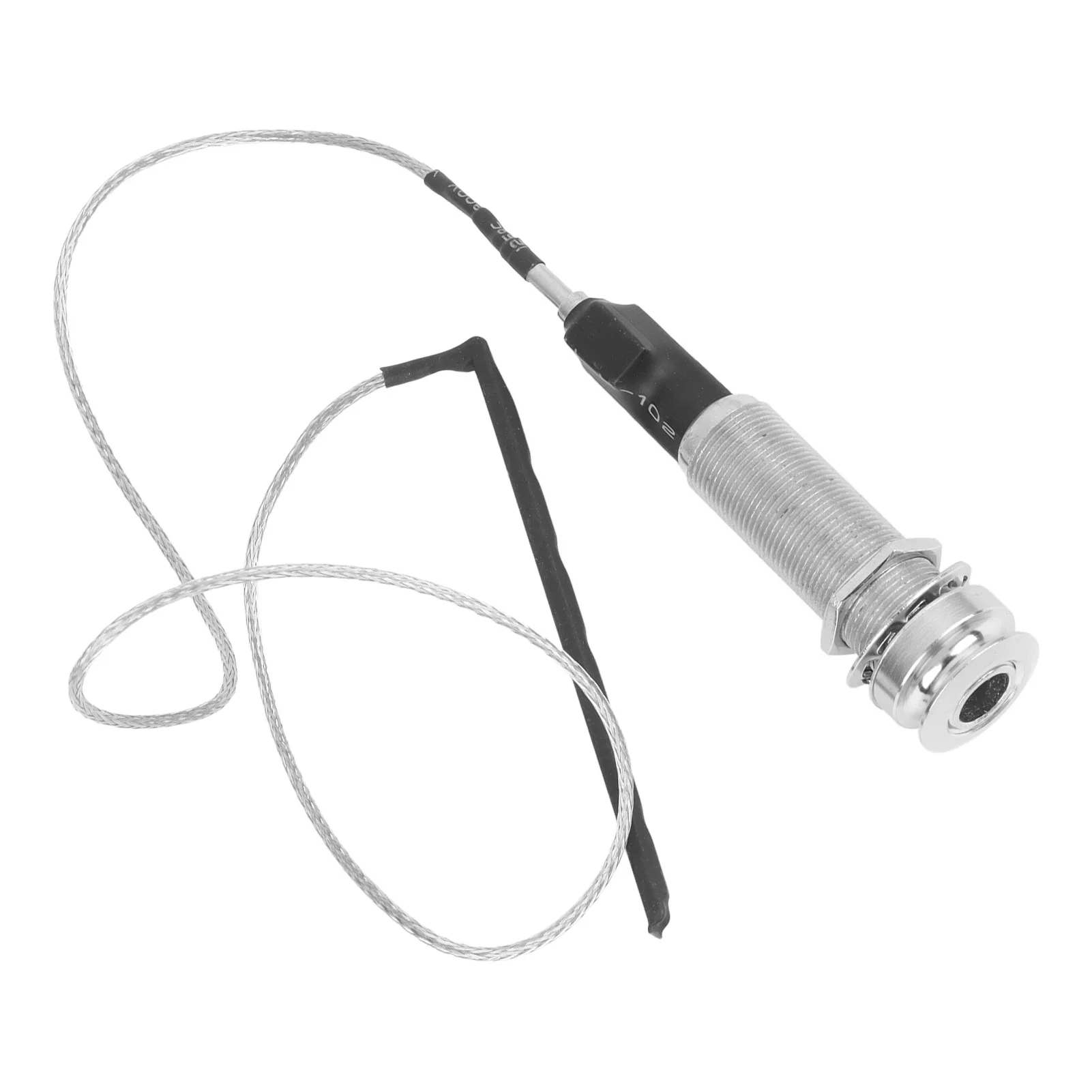 Acoustic Guitar Pickup Under Saddle Piezo Pickup Stick with 6.35mm Output Jack