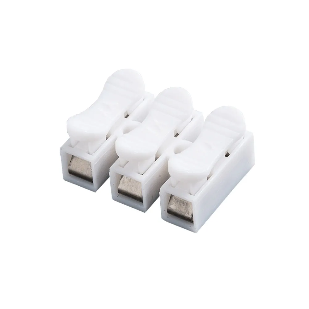 10pcs 30pcs 100pcs 2Pin 3Pin Electrical Cable Terminals CH2 CH3 Quick Splice Lock Wire Connectors For Splicing Into Wires