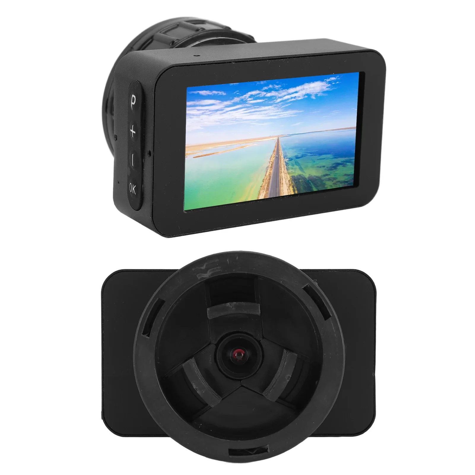 

Eyepiece Camera Electronic Eyepiece 3 Inch Color LCD Screen 4K Resolution for Bird Wildlife Watching for 22mm‑46mm Device