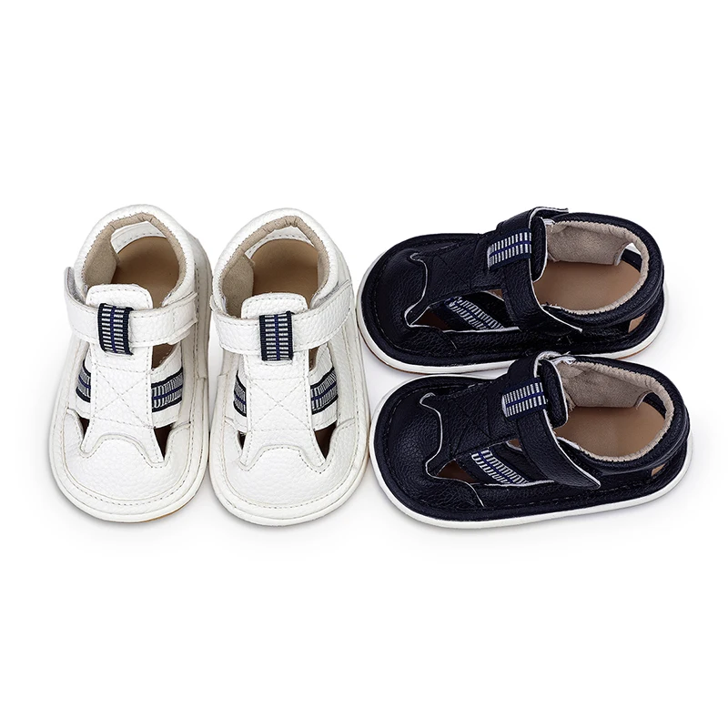 Baby Summer Sandals Infant Rubber Soft Sole Non-Slip Toddler Comfortable First Walker Crib Casual Shoes Newborn Squeaky Shoe