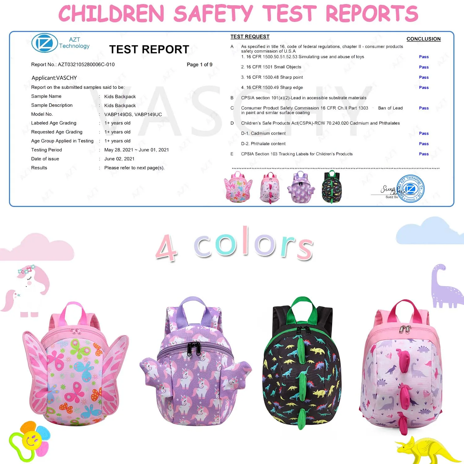 Mini Toddler Backpack with Leash, Ultra Lightweight Tiny Little Daycare Backpack