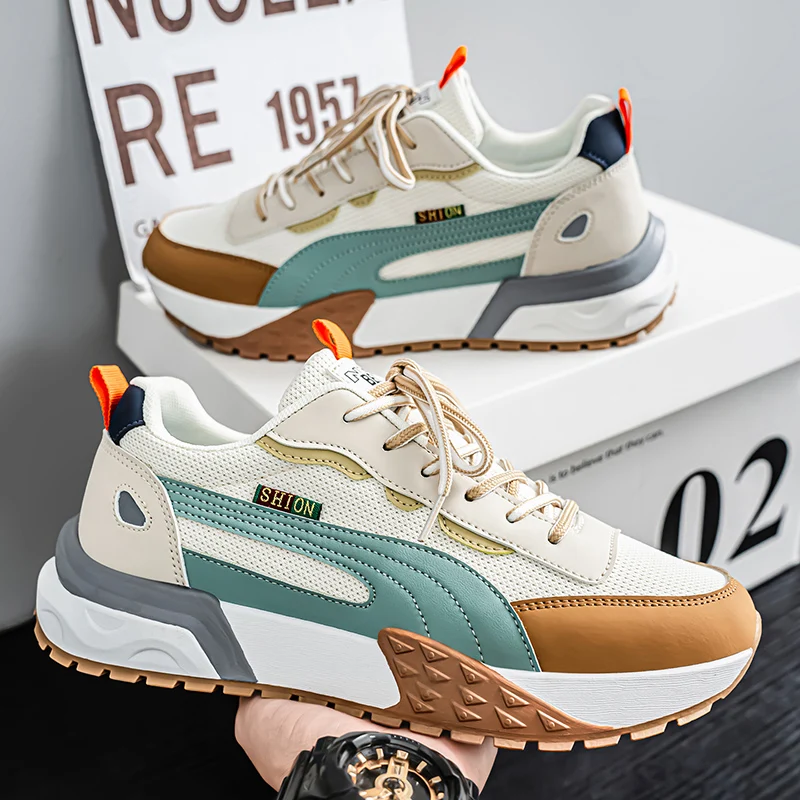 Baskets décontractées pour hommes, respirantes, de luxe, chaussures de course, mocassins de mode, chaussures de course pour homme