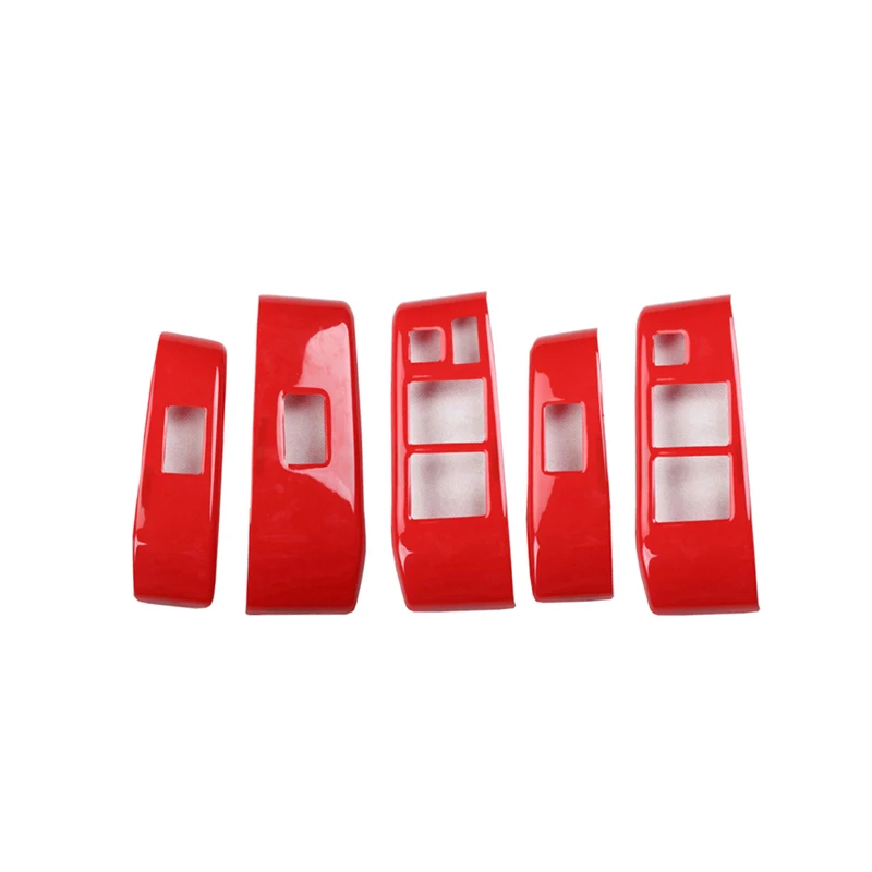 

For Honda Fit GE6 GE8 2008 09 10 11 12 13 Right Hand Drive Plastic Red Style Decoration Accessories Interior Door Gear Stickers