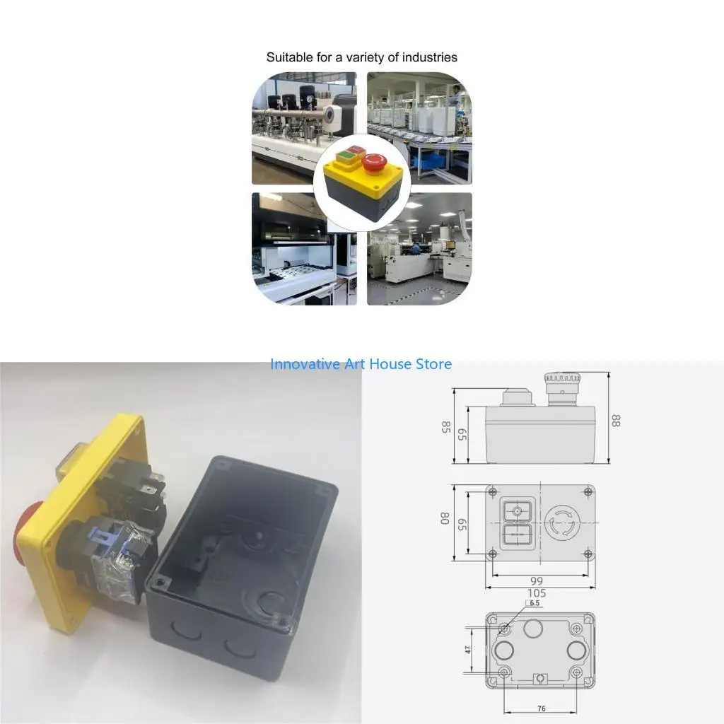 

E1PC Stable Electromagnetic Power Switches 250V 16A Controllers for Professional Use
