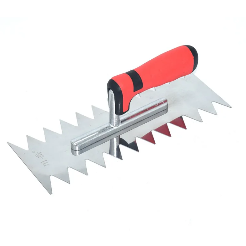 Imagem -03 - Espátula Ferramenta Putty Knife Ambos os Lados Series Two-color Handle Raspe Parede Ferramenta Bricklayer Material 11 Aço Inoxidável