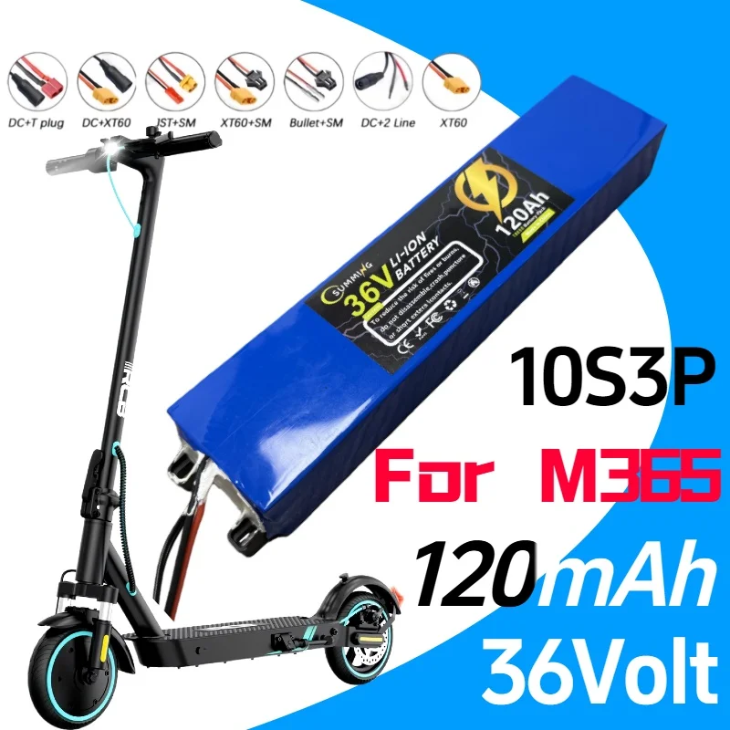 

10S3P 36V 100Ah 18650 Batería De Litio Recargable 1000W Potencia Modificada Bicicleta Scooter Eléctrico Vehículo Con BMS 42V2A