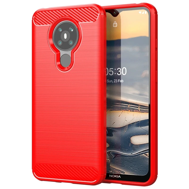 For Nokia 5.3 nokia5.3 Soft Phone Cover Luxury Silicone Protective Case for nokia 5.3 Shockproof Matte Back Cases Coque Fundas