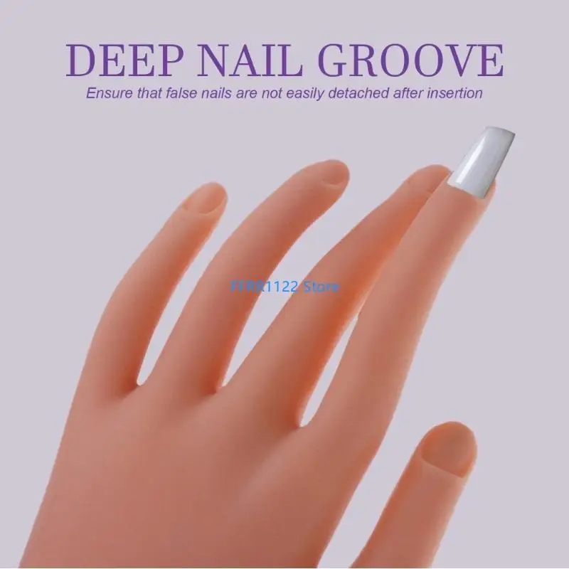 نموذج Y1UF المرن لتدريب الأظافر، نموذج مثالي لأداة التدريب الفنية على الأظافر بنفسك #4