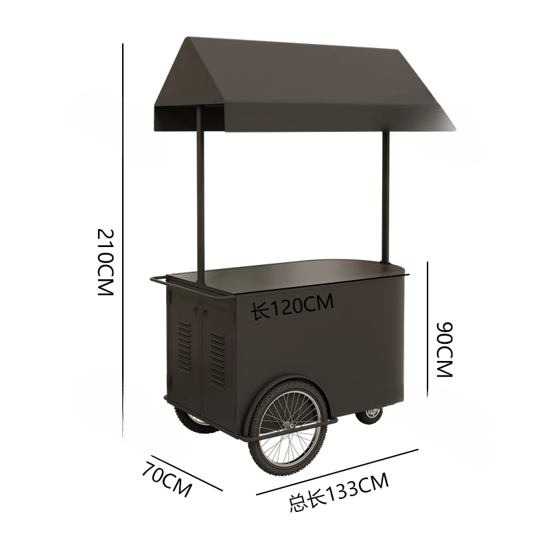 Stall Display Stand Mobile Trolley Commercial Store Float Cart Supermarket Activity Exhibition Desk