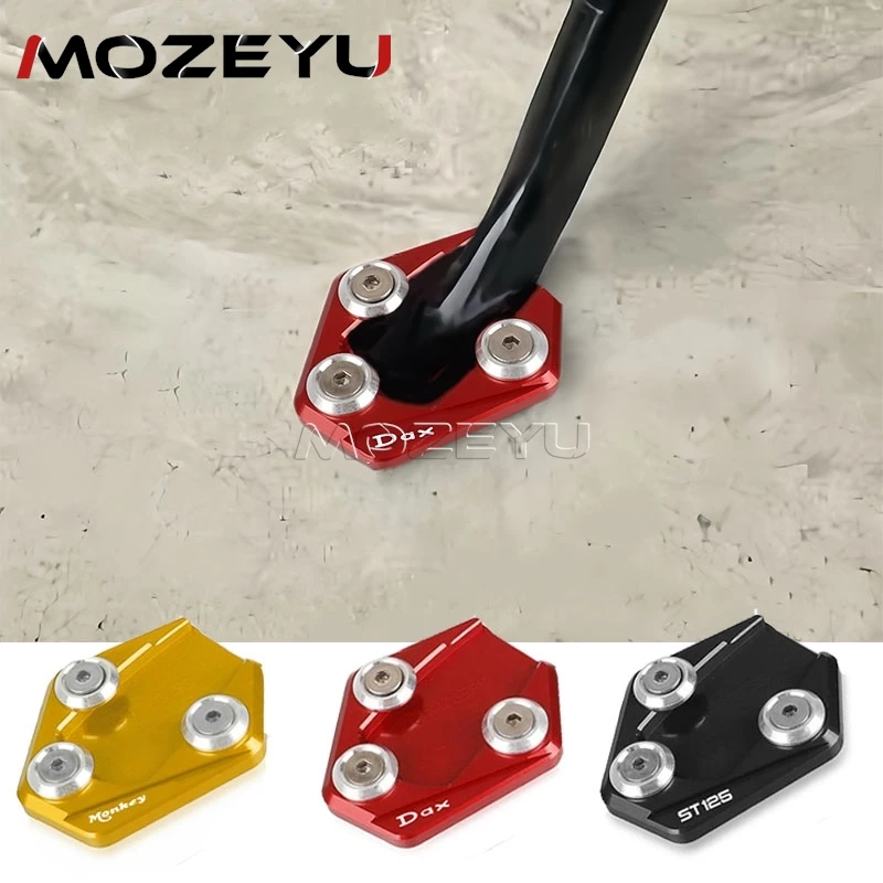 

FOR HONDA ST 125 DAX125 MONKEY 125 2022 2023- 2025 Side Stand Foot Enlarger Plate Pad Kickstand Support Pad DAX 125 Accessories