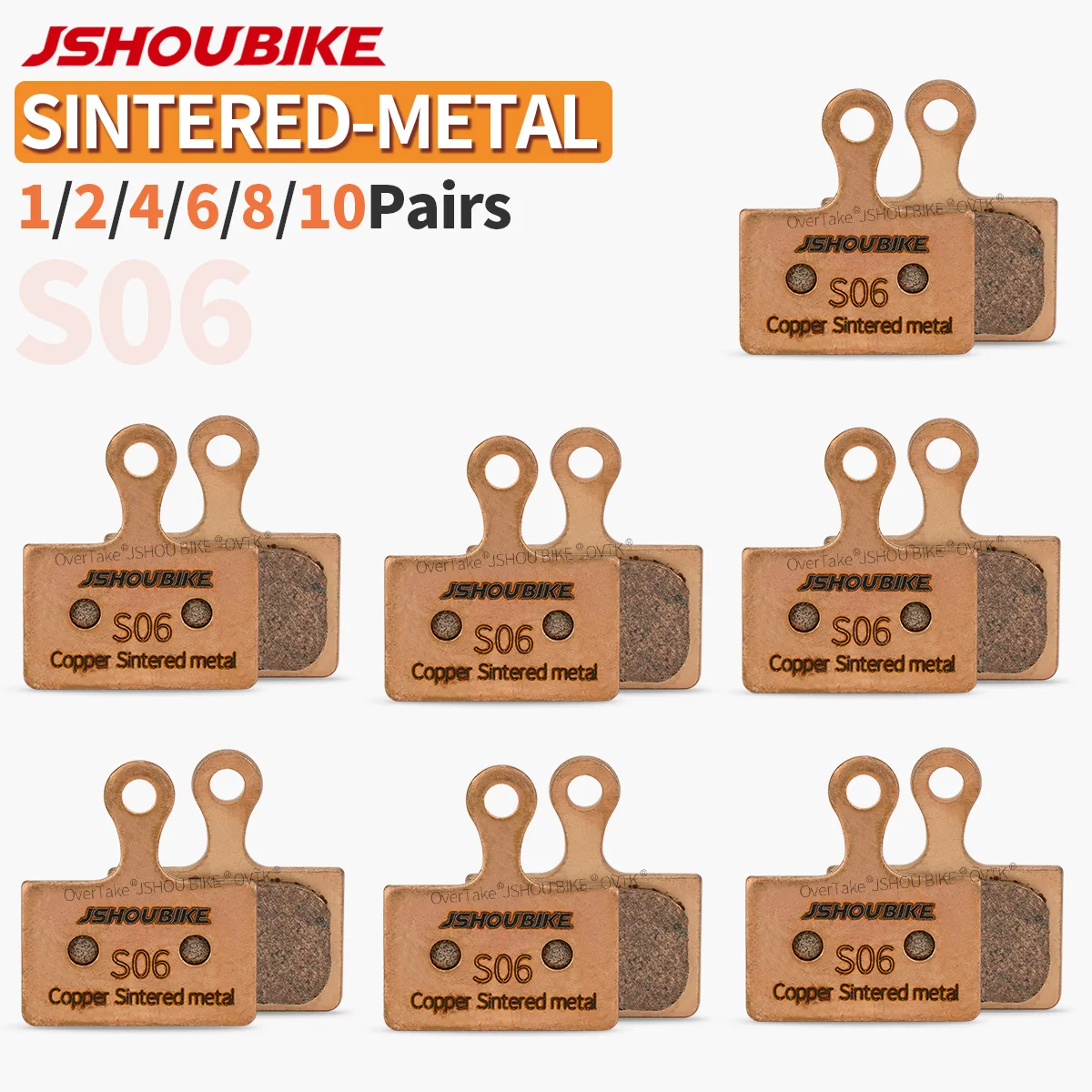 1/2/4/6/8/10 Pairs Sintered Metal Hydraulic Brake Pads for SHIMANO BR-M9100 BR-R9270 BR-U5000, BR-RX810-F, BR-RX810-R U5000
