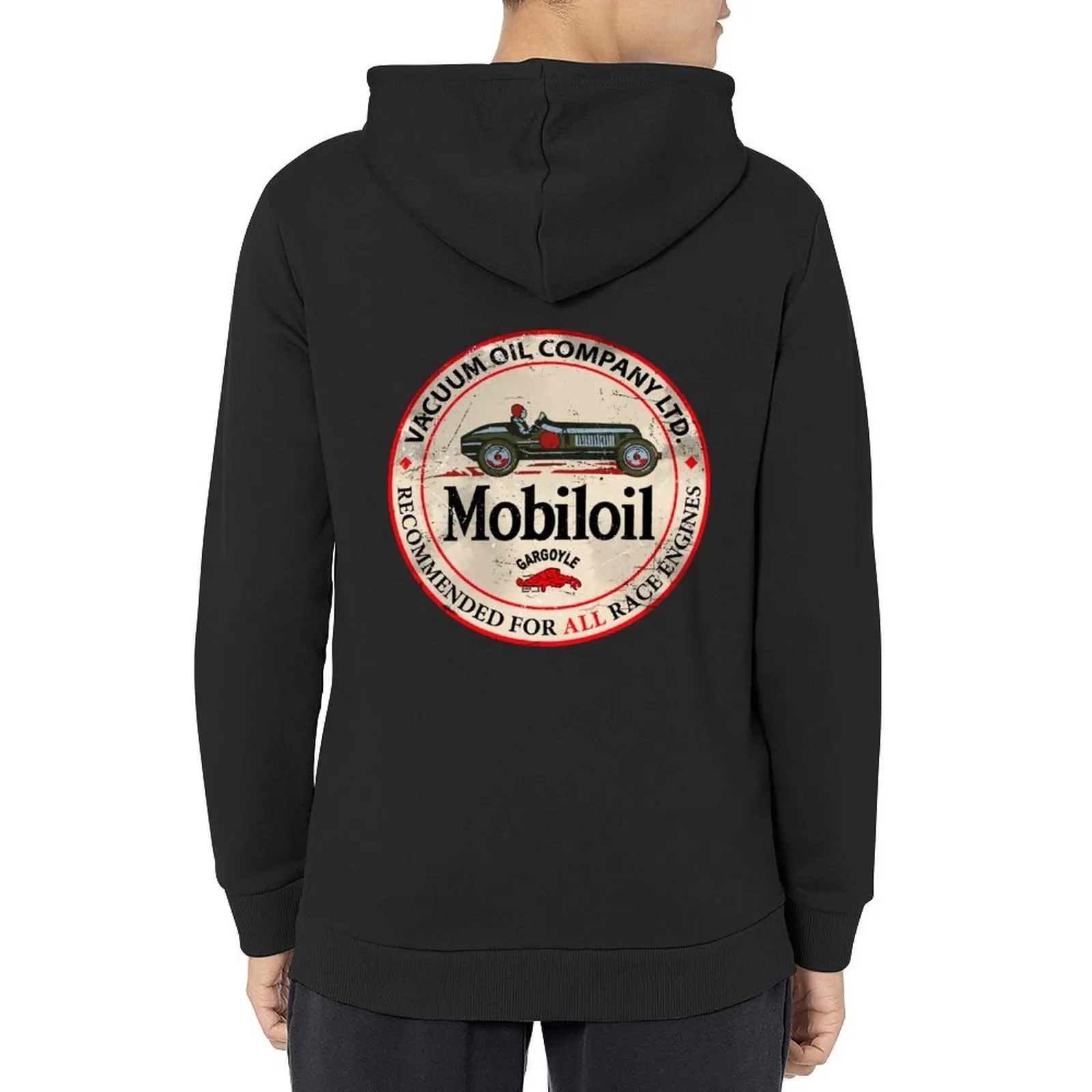 

Mobiloil and gargoyle racer Hoodie mens clothes winter clothes autumn hoodies for men high quality