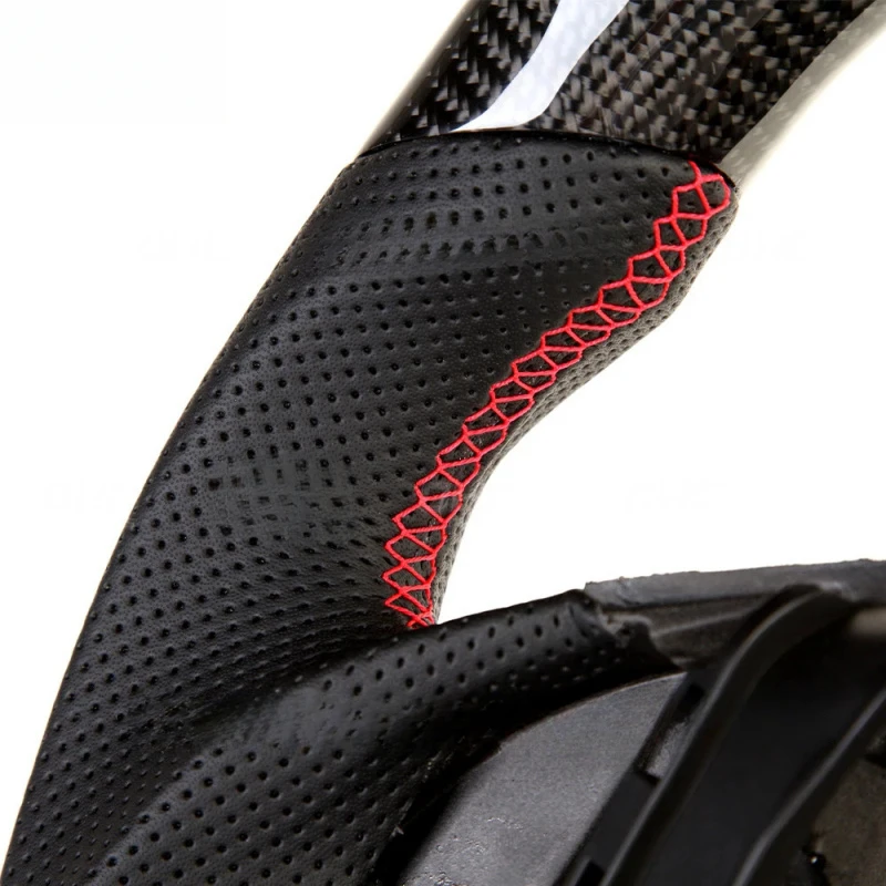 LED Performance Carbon Fiber Sport Steering Wheel Fit Camaro SS 2016-2020 Interior Mod Parts view 5