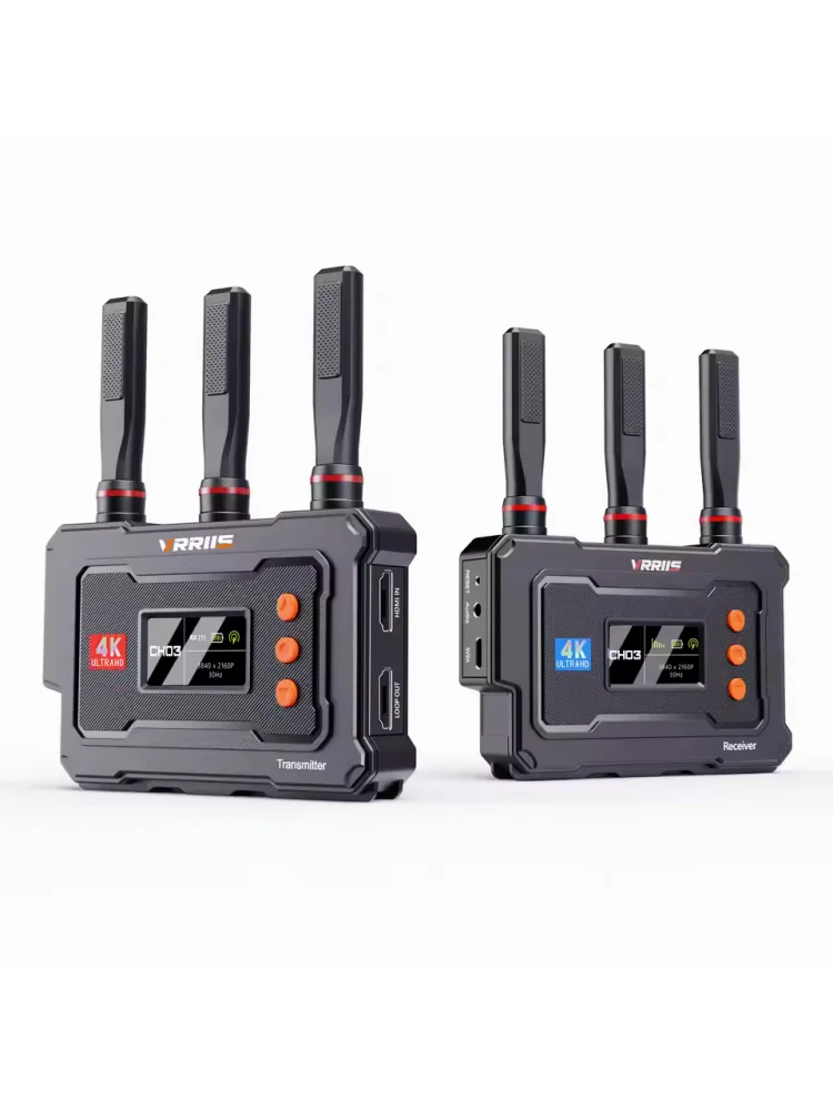 4K HDMI Wireless Audio Video Transmission Extender 450M Transmitter Receiver for Camera Live Streaming UVC Video Record Capture