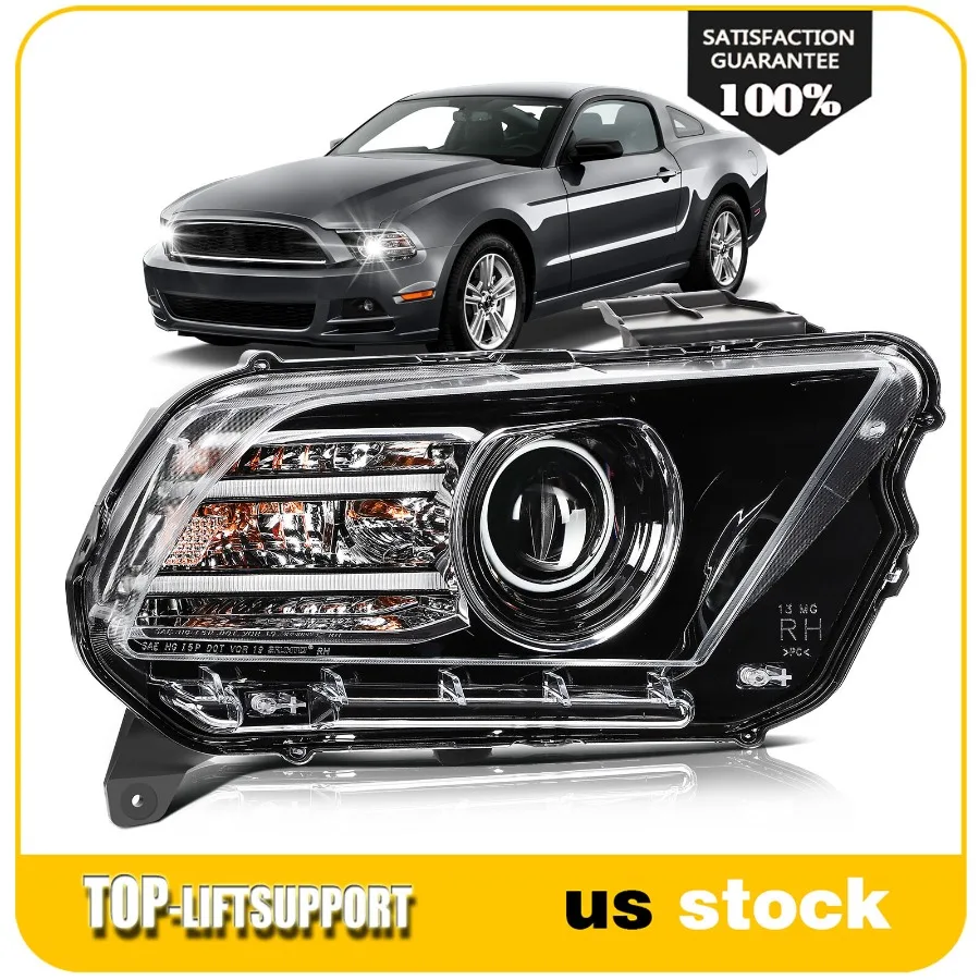 

Для фар Mustang 2013-2014 в сборе, черный корпус, правая сторона