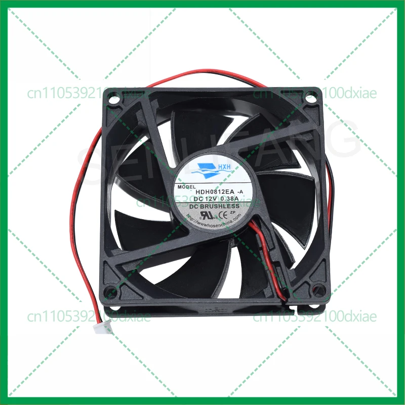 

2pcs For HDH0812EA -A 12V 0.38A 8025 Large Air Volume Fan 8CM
