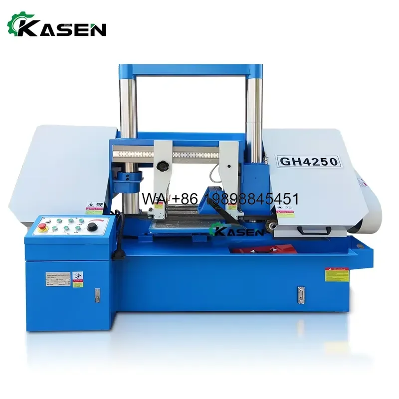 Wmwmnu for GB4240 GB4250 Industrial Heavy Duty Band Saw for Metals Whole Bundle Metal Cutting Band Saw Cutting