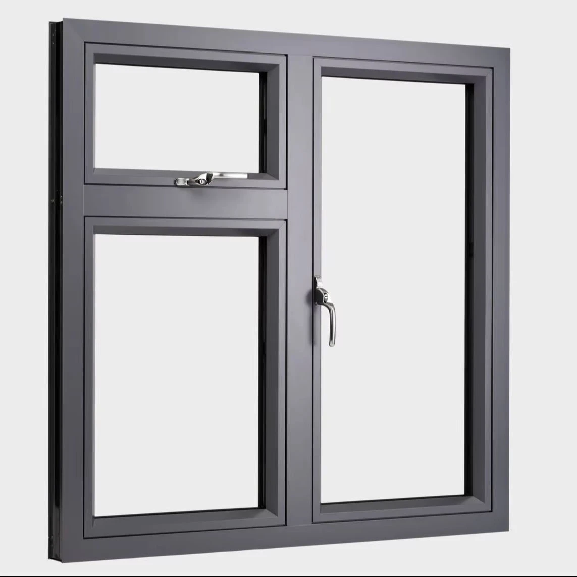

China Manufacturer Top Brand Modern Casement Window Bullet Proof Low-e Double Glazed Tempered for Kitchen Heat Insulation No rev