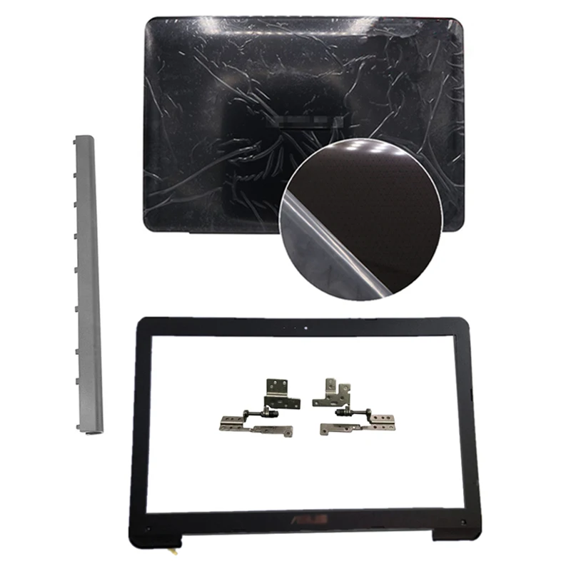 

NEW For ASUS X554 K554 X554L F554 F554L Laptop LCD Back Cover Front Bezel Hinge Cover LCD Hinges A B C D Plastic Black Top Case