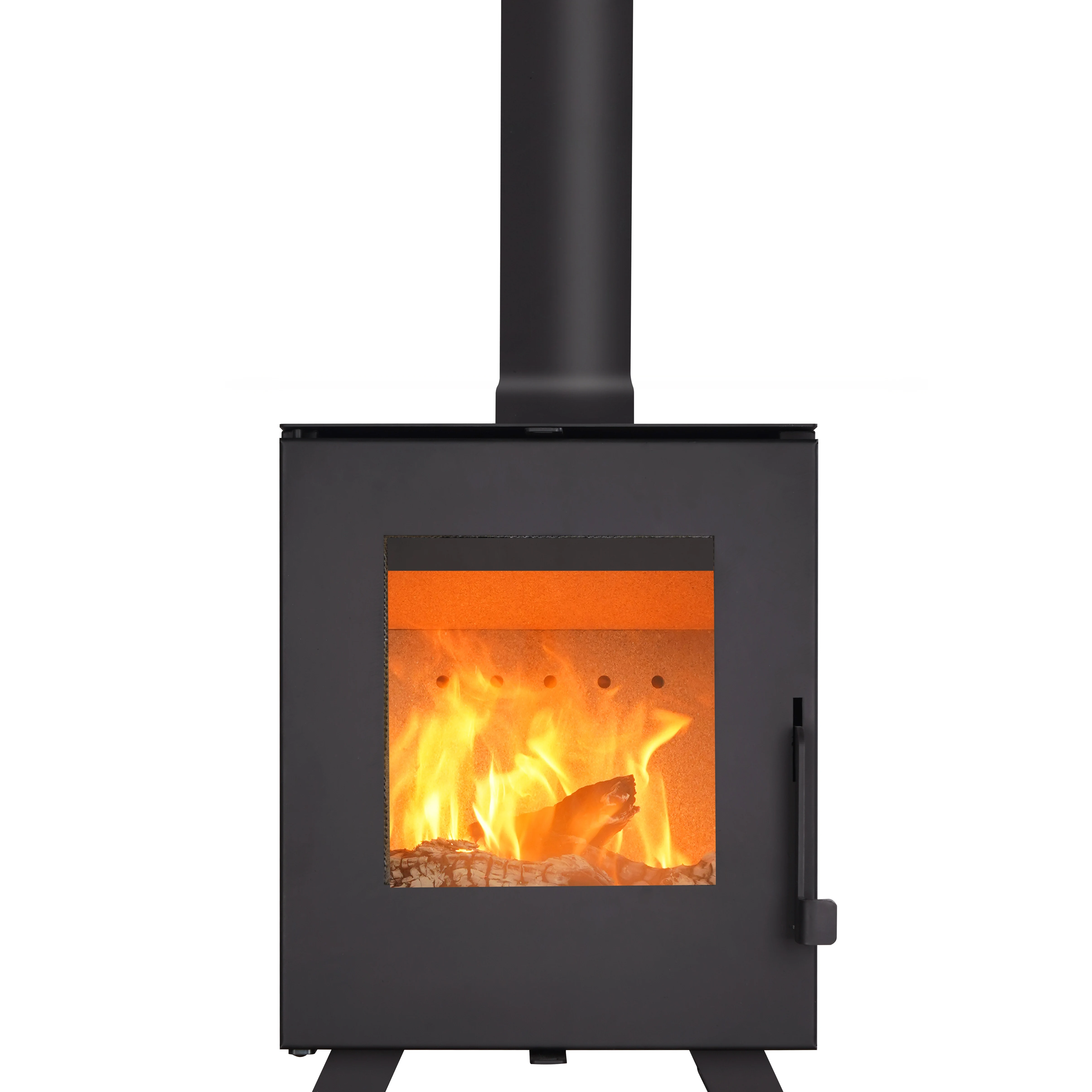 QC-R01 Mini Wood-Burning Stove Small Wooden Stoves Smokeless Fireplace for Sale