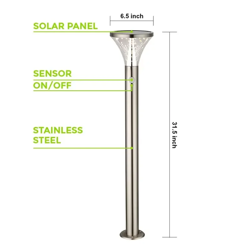 Professional Unique Design Super Bright Decorative Led Solar Light for Garden Lawn Patio Lights with Lithium Battery