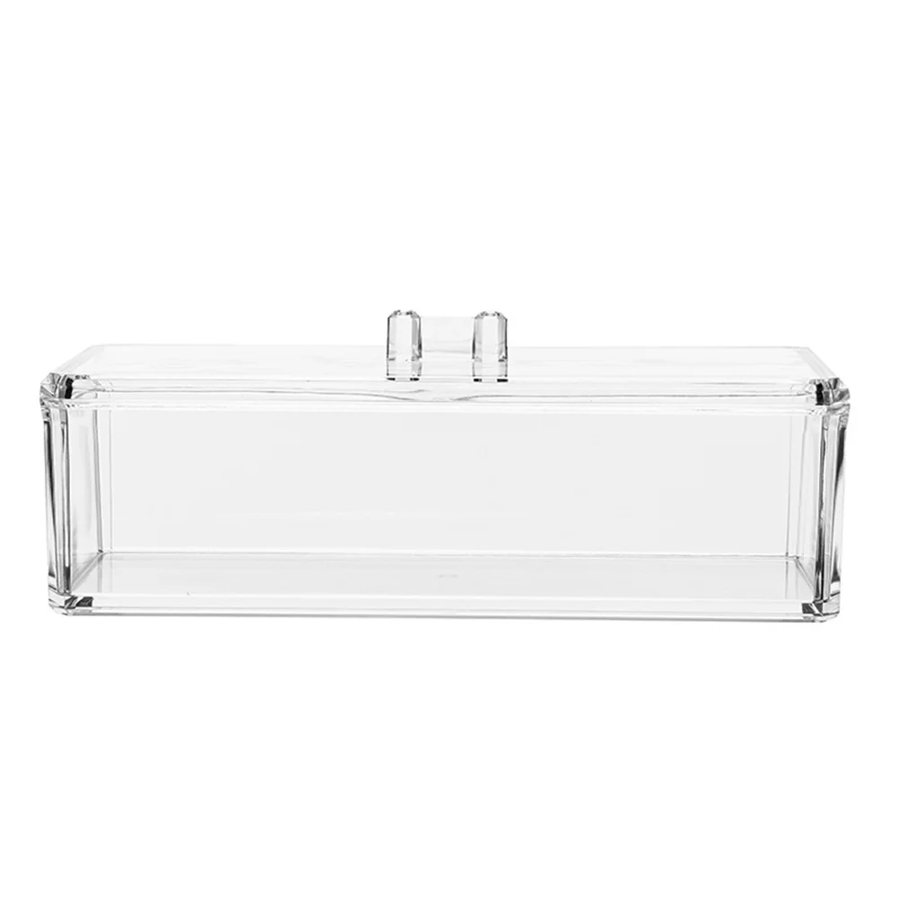 

1Pcs Clear Acrylic Storage Container with Lid Space Saving Kitchen Sorting Box for Pantry Cabinet Tea Bag Creamer Sweetener