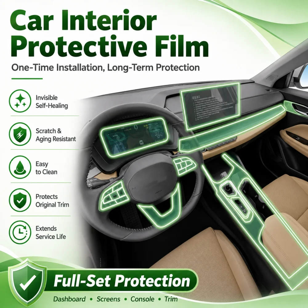 

For Geely Emgrand LHiP 2024-2025 Dashboard Multimedia Navigation Anti-Scratch Transparent TPU Film Screen Protector Car Interior