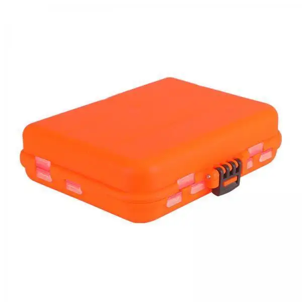 Fishing Tackle Storage Box PP Hard Shell Clear Top Removable Trays Organizer for Carp Sea Bass Trout