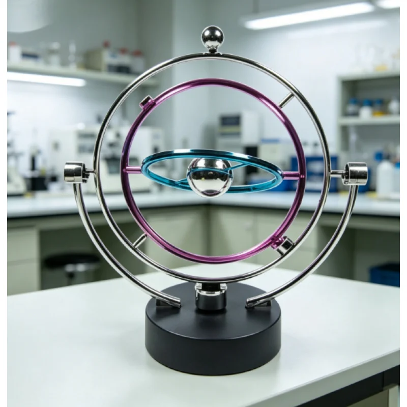 

Newton Pendulum Ferris Wheel Perpetual Motion Magnetic Balance Wobbler Physics Desk Ornament Gift