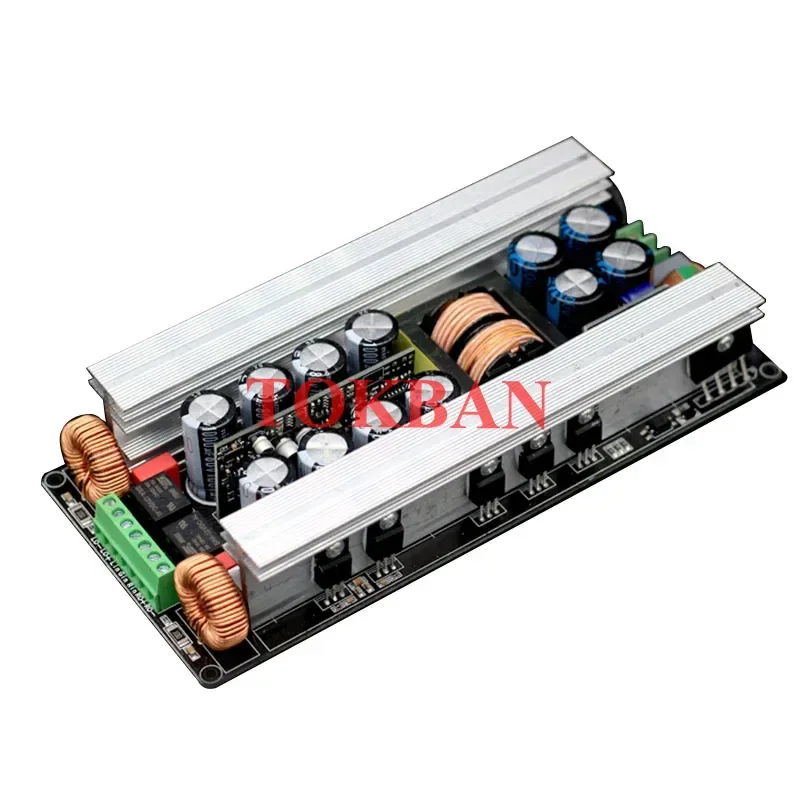 Tokban IRS2092S 2-Channel Amplifier Board with Switching Power Supply 600w*2 700w*2 Bridge Mono 1200w 1400w Stereo Amplifier