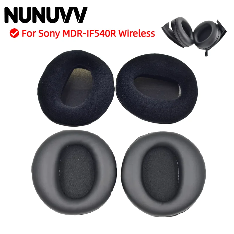 

NUNUVV Replacement Earpads For Sony MDR-IF540R Wireless Earmuffs Ultra-soft Sponge Cushion Cover Repair Parts Headphone