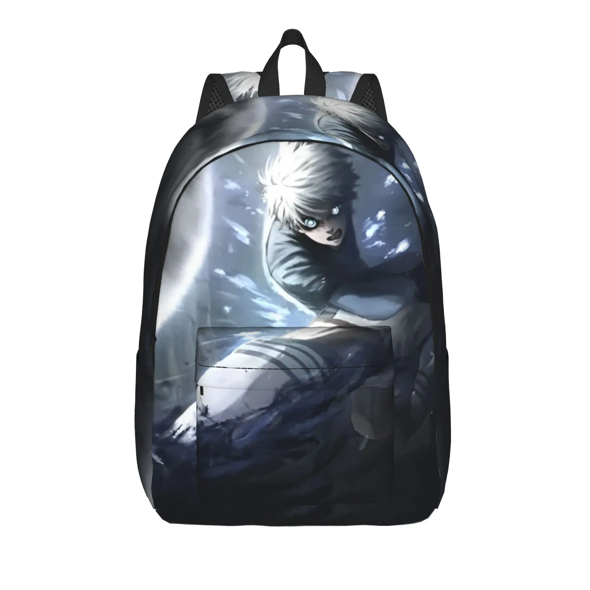 Anime Blues Locks Backpack  Cute Backpacks Teen Camping Pattern High School Bags Design Rucksack