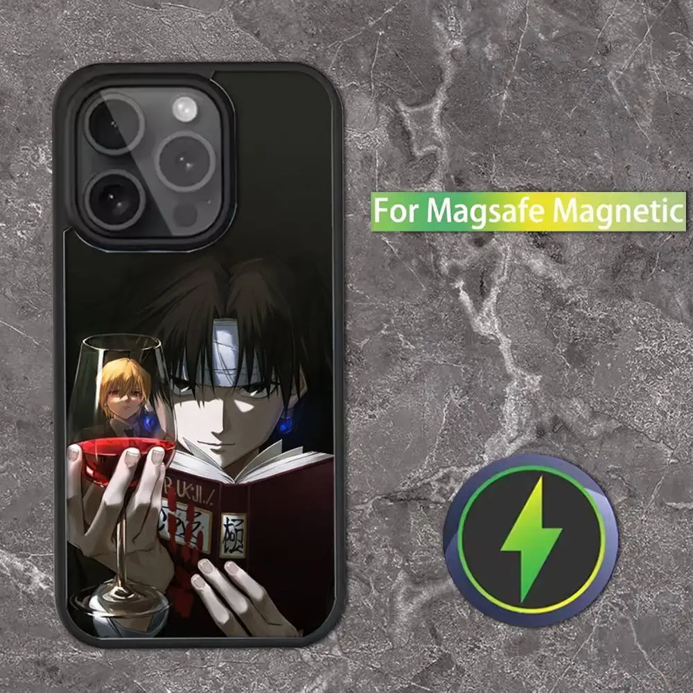 C-Chrollo L-Lucilfer Phone Case For iPhone 16,15,14,13,12,11,Pro,Max,Plus,Mini,SE Magsafe Magnetic Wireless Charging