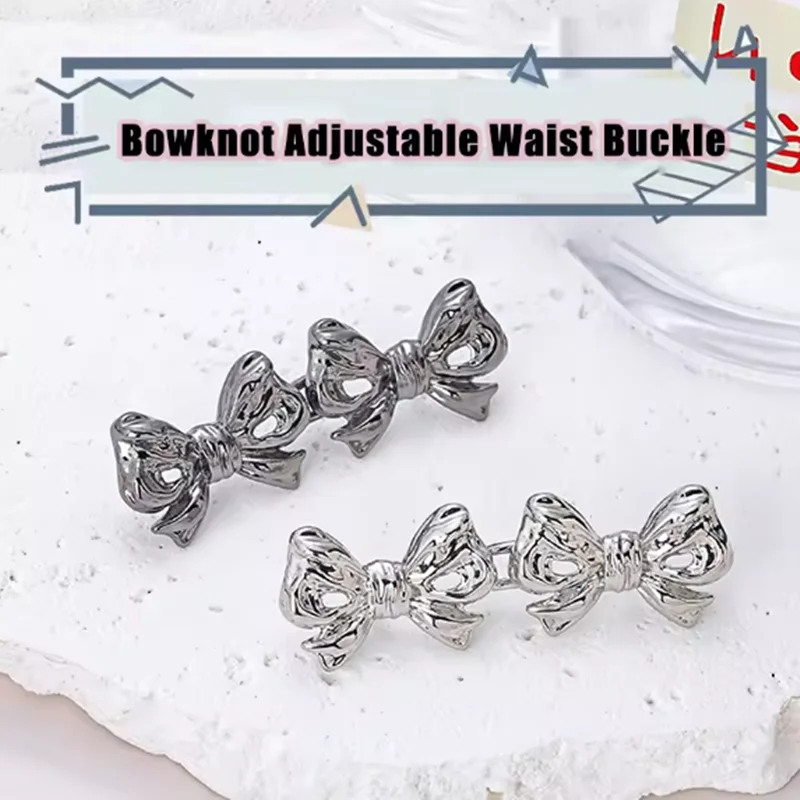 1Set Pant Waist Tightener Adjustable Waist Buckle Set Extra Button for Jeans to Make Tighter Button Adjuster for Pants