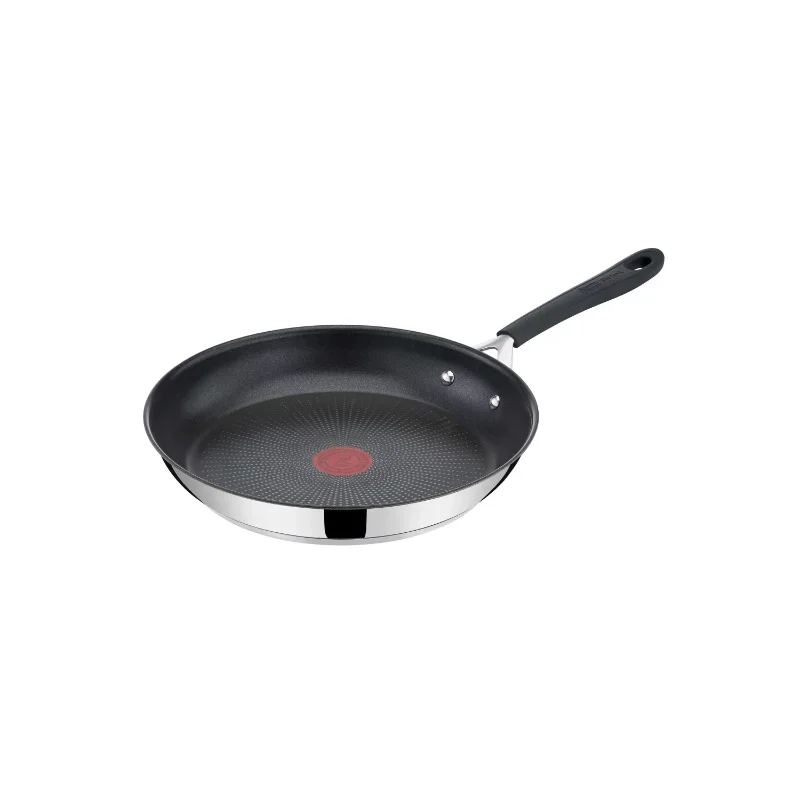 Jamie Oliver Quick & Easy Fry Pan, Stainless Steel Induction-Compatible with Nonstick Coating, 11 inch  by T-Fal