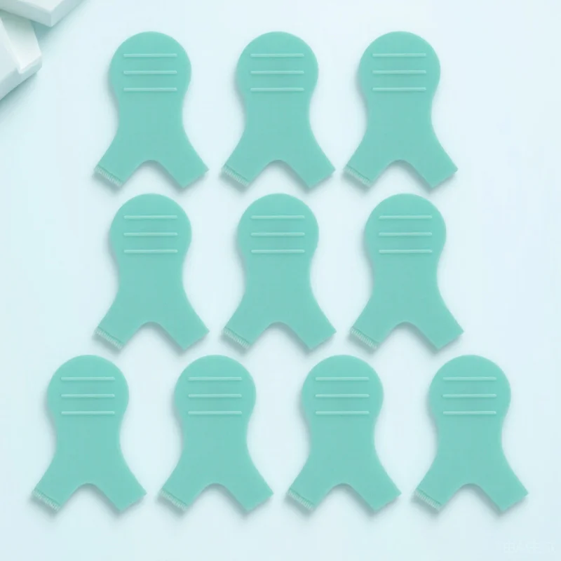 10 個まつげリフトブラシラッシュパーマカーラープラスチックまつげリフティングツールサロン使用用まつげカール用品