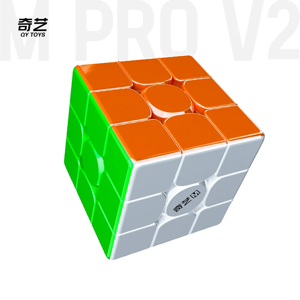 [CubeFun]QiYi M Pro V2 3x3 Magnetic Magic Cube UV Professional Speed Education Children's Toys Cubo Magico Gifts