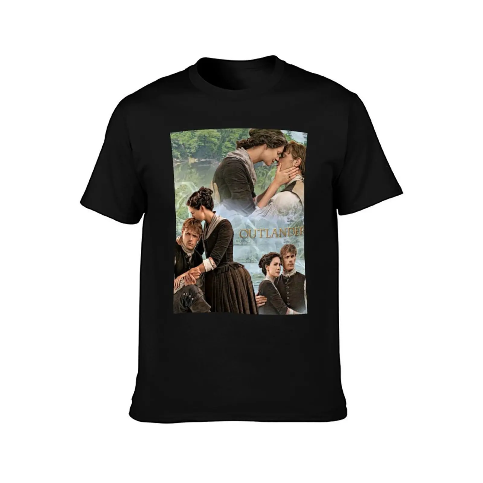 Jamie and Claire Fraser/Outlander T-Shirt Summer Casual Cotton Tee Oversized Streetwear Tops Vintage Graphic Print