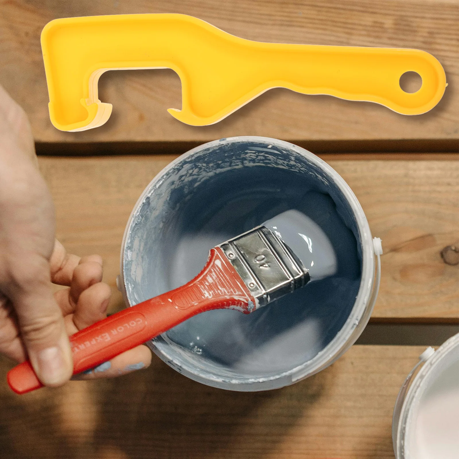 

6Pcs Bucket Lid Opener Tool Heavy Duty Paint Can Wrench Multi-Function Portable Bucket Lid Remover for Smooth Effortless Opening