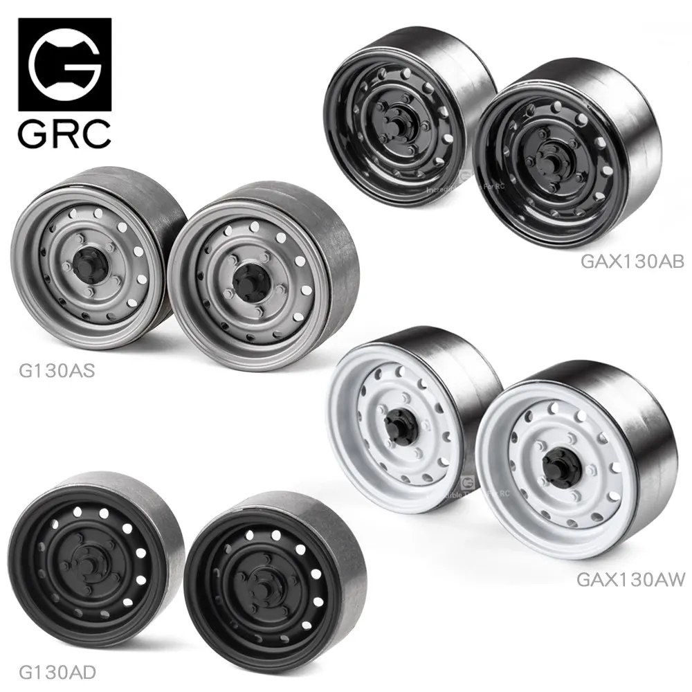 Grc 1.9-inch Metal Wheels 3rd Generation Climbing Car Classic Retro Lock Tire Wheels Trx4 Scx10 Rc4wd