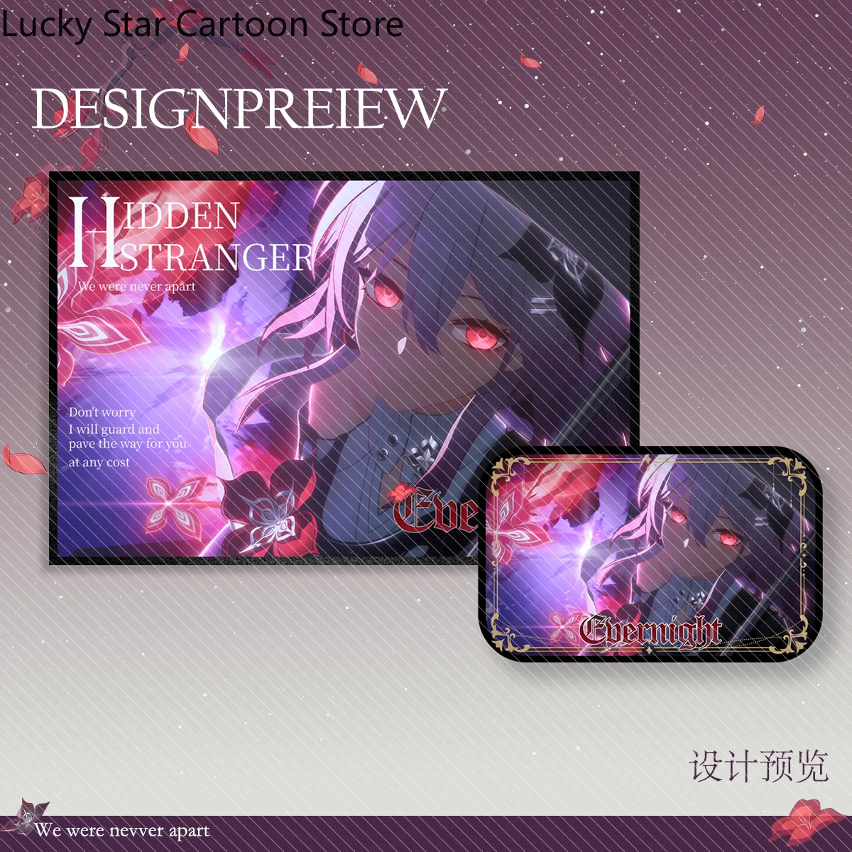 Juego Honkai:Star Rail, 7 de marzo, Luna nocturna, insignia de doble Flash, papel acrílico de colores, tarjeta de firma de dibujos animados, regalo ornamental de escritorio