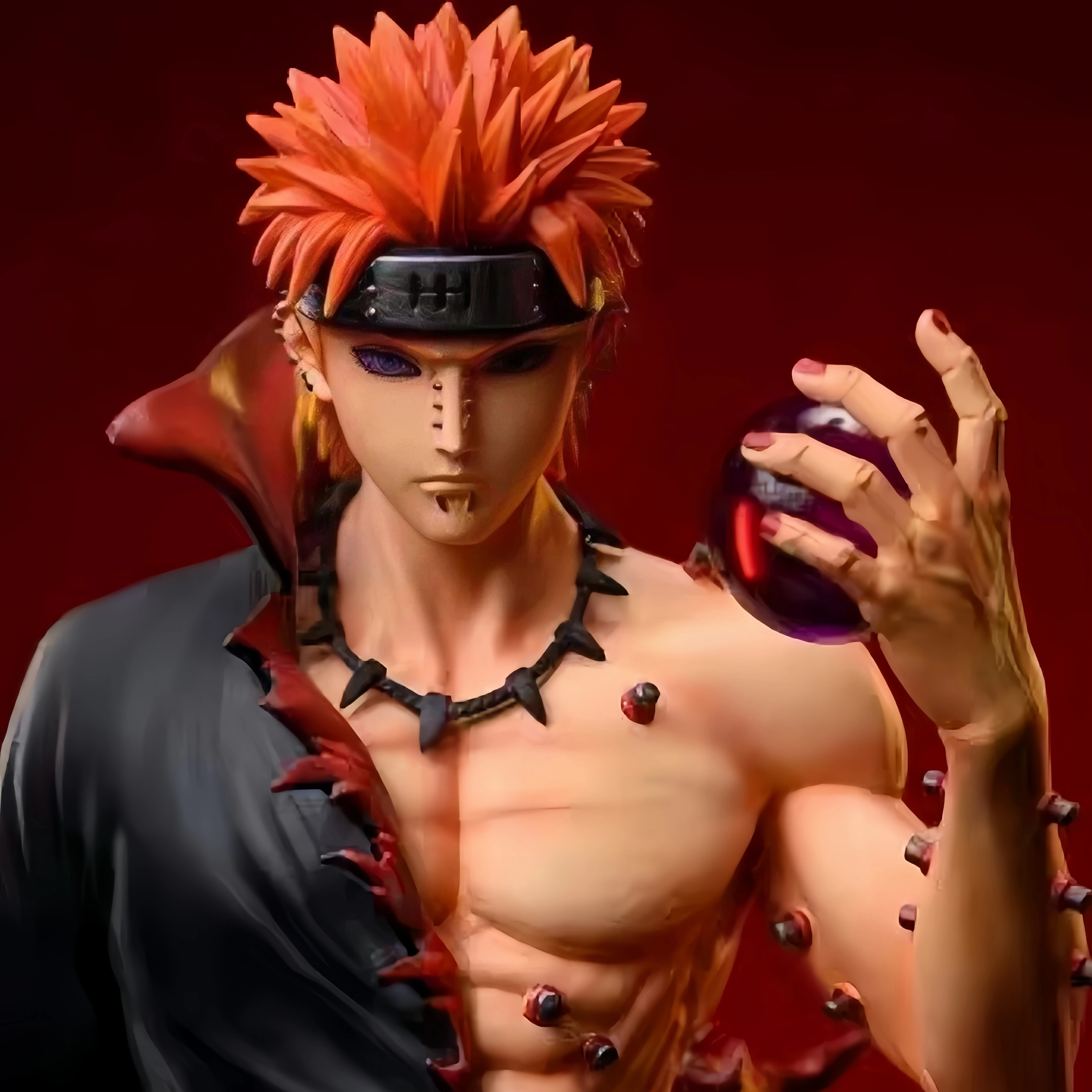 Hot Naruto Figure Action figure Pain Akatsuki Shinra Tensei GK Statue Model Toys Anime Figures Collections Ornament Dolls Gifts view 5