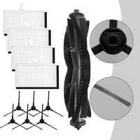 B06B-Main Brush Filters Side Brushes Replacement Kit-11PCS For MONSGA MS1 MAX Robot Vacuum Cleaner