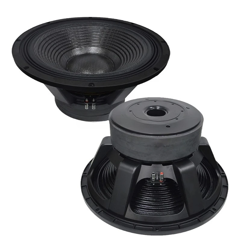 21-Inch professional audio woofer 2500 watts RMS 6-inch coil carbon fiber tapered high-power line array speaker