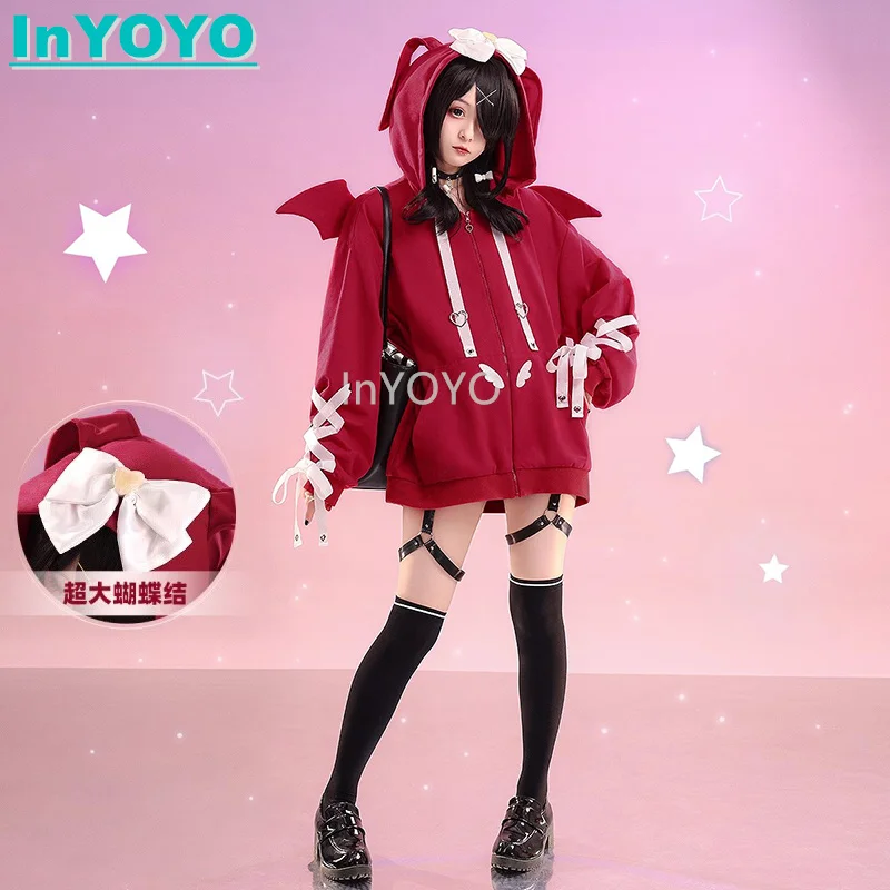 

InYOYO TangTang OMGkawaiiAngel Cosplay Costume NEEDY GIRL OVERDOSE KAngel Ame Game Suit Lovely Party Outfit Women Hoodies Daily