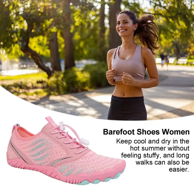 Breathable Barefoot Shoes For Women Comfortable Barefoot Sneakers Outdoor Beach Barefoot Gym Yoga Footwear Women Wading Shoes