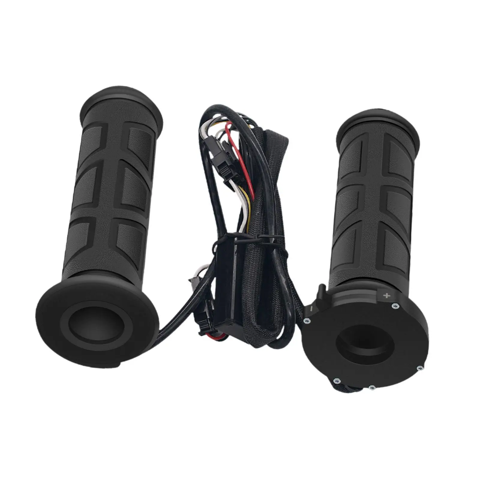 

Nitrile Rubber Heated Handlebar Grips Universal 12V Motorbike Hand Warmer for Electric Scooter and ATV
