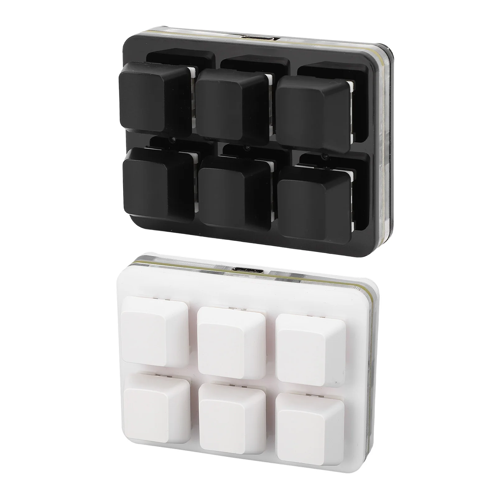 Protable Mechanical Gaming Keyboard 6 Keys DIY Programmable Red Switch Small USB Wired RGB Mechanical Keyboard for Game Office